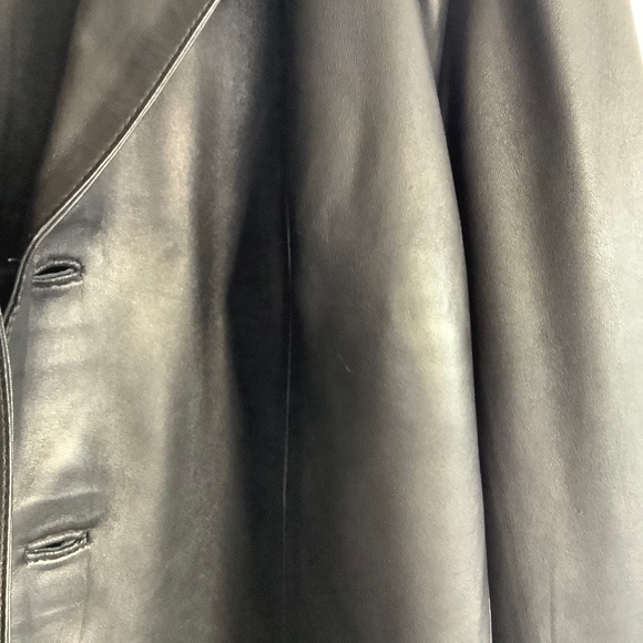 Vintage Danilo Italy Leather Trench Jacket - Picture 6 of 10